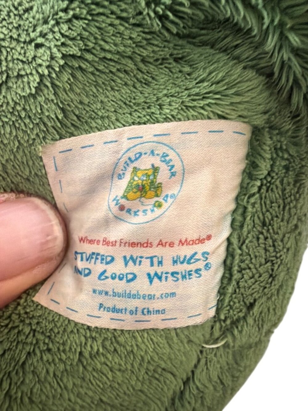 Build-A-Bear Green Dinosaur Plush Stuffed Animal Toy 12" Soft Cuddly - Picture 4 of 6
